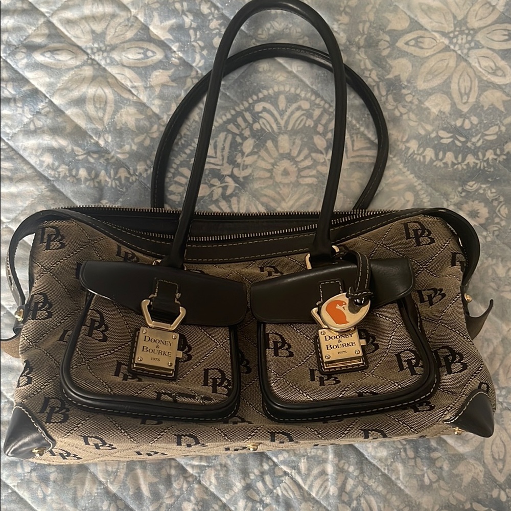 Dooney & Bourke Black and Gray Women's Bag